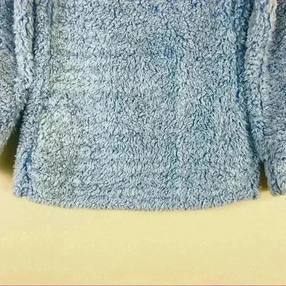 Original Weatherproof Vintage Baby Blue Heather 3/4 Zip Sherpa Pullover Size S - Picture 5 of 13